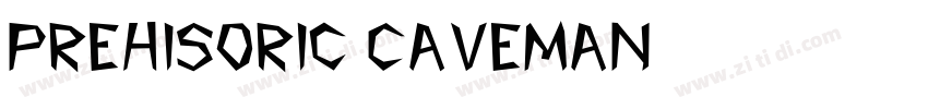 Prehisoric Caveman字体转换
